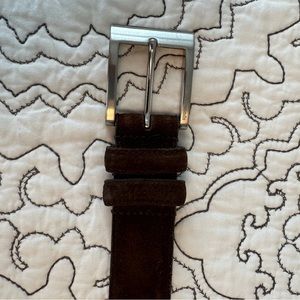 Allen Edmonds Men’s Brown Suede Belt Size 36